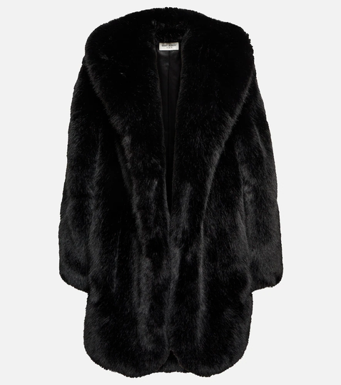 Faux fur coat