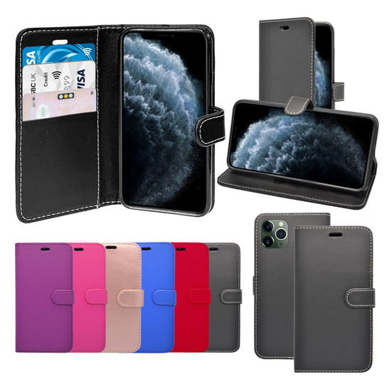 Case For Apple iPhone 11 Pro Max Rose Gold Wallet Flip PU Leather Cover