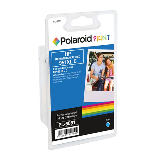 Polaroid 951XL Remanufactured Inkjet Cartridge Cyan CN046AE-COMP PL