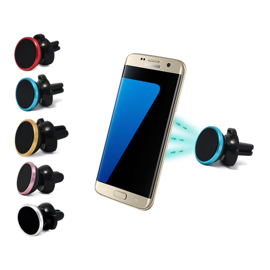 (Red) Magnetic Car Air Vent Holder