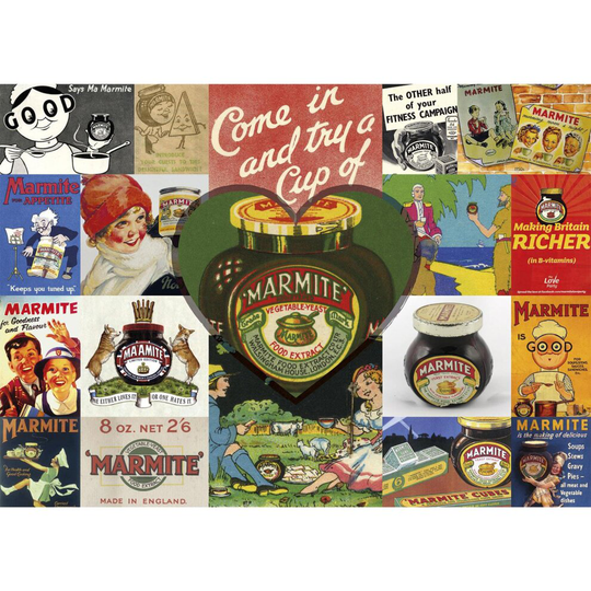 Gibsons Vintage Marmite Jigsaw Puzzle (1000 Pieces)