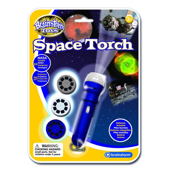 Brainstorm Toys E2008 Space Torch and Projector, Blue
