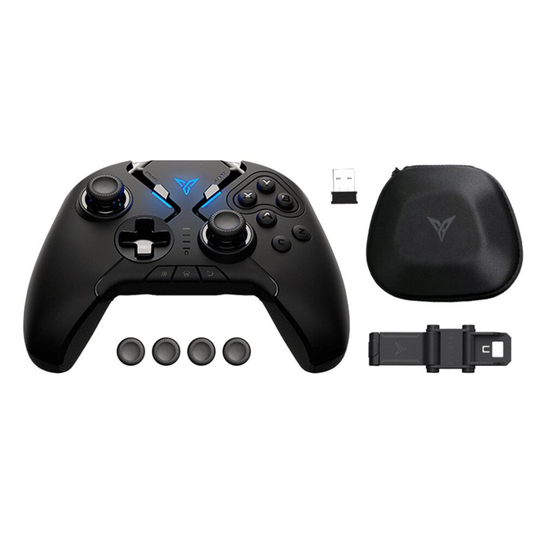 (Black) Apex 2 Gamepad Handle Automatic Gun Game CODM DNF Aid Mobile Wireless Gaming Controller