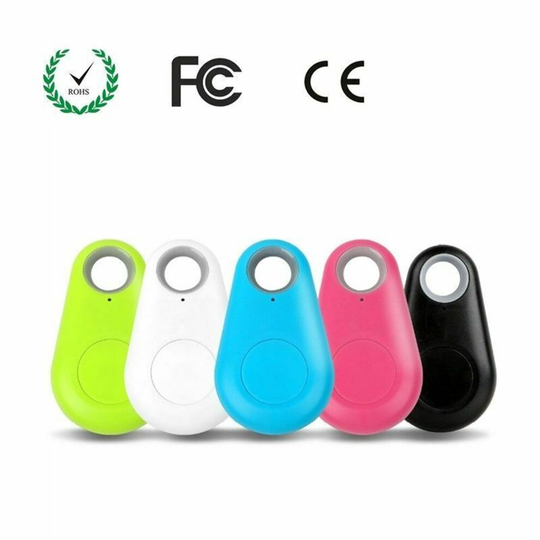 (White) Mini Smart Bluetooth Anti Lost Key Finder GPS Trackers Locator Alarm Tag For Pet Child Wallet Car