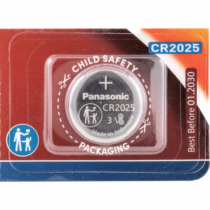 Panasonic CR2025B 3V Lithium Battery (Pack-1)