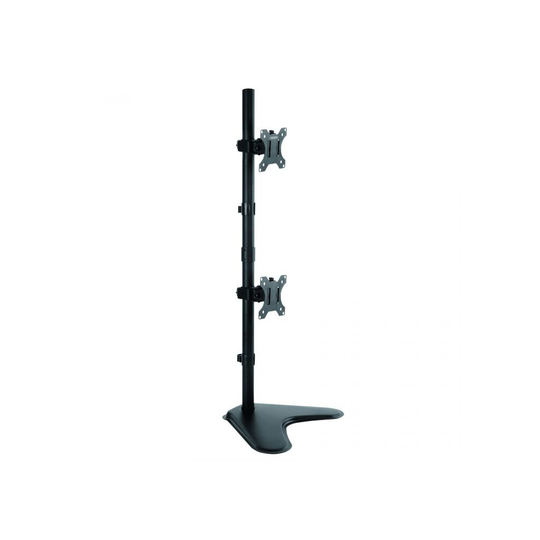 DUAL MONITOR VERTICAL MOUNT 2 Computer Screen Stand Twin Display
