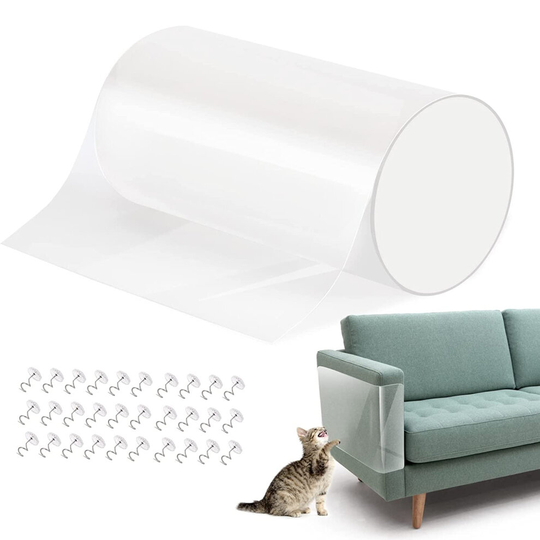 Cat Anti-Scratch Deterrent Tapes Furniture Couch Protector Guard Clear