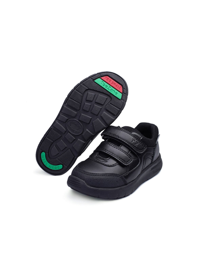 ToeZone Black Smart Trainers - 12 Infant