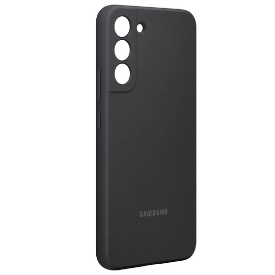 Case for Samsung Galaxy S22 Soft Touch Silicone Cover Original black