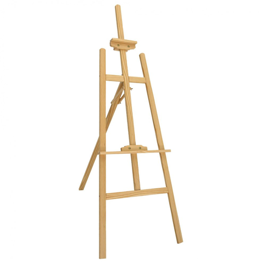 Oypla 5ft Wooden Tripod A-Frame Easel | Art Canvas Stand For Painting