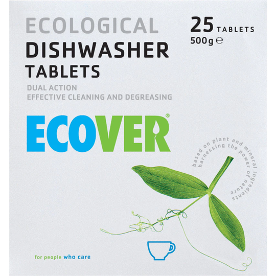 Ecover 2107 Dishwash Tablets, Pack of 25