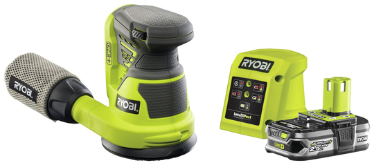 Ryobi Cordless Orbital Sander Bat with Charger - 18V