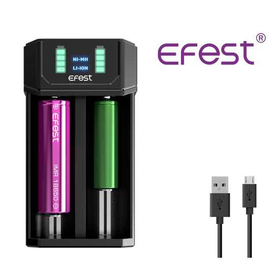Efest MEGA USB Li-ion LED Battery Charger