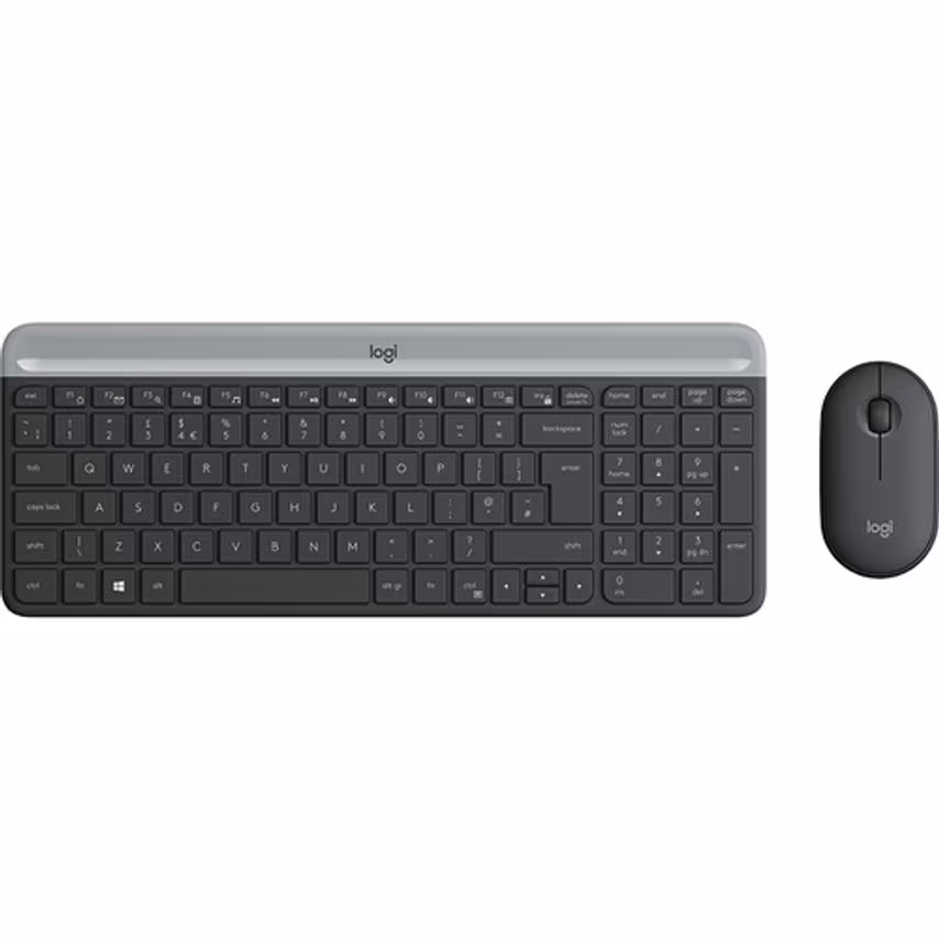 Logitech Mk470 Slim Wrls Keyb + Mouse- you get 3