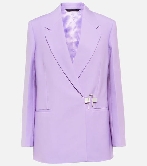 Padlock wool and mohair blazer