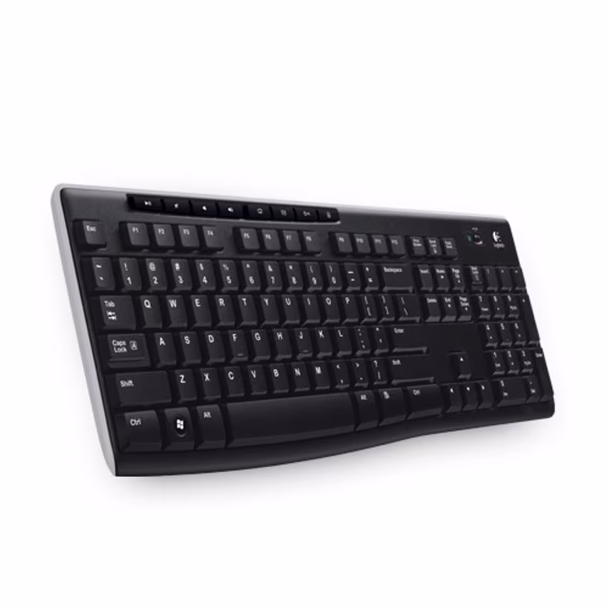 Logitech Wireless Keyboard K270 - Keyboard - Wireless - 2.4 Ghz - Fre- you get 6