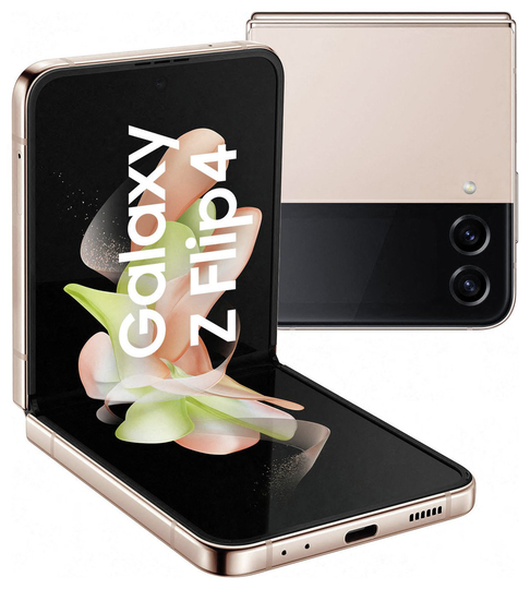 SIM Free Samsung Galaxy Z Flip4 5G 256GB Phone - Pink Gold
