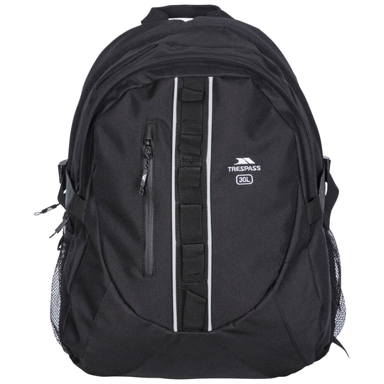 (One Size, Black) Trespass 30L Laptop Backpack in Black Deptron