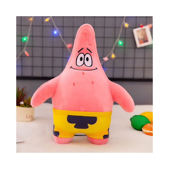 (Patrick Star, 50cm/19.7inch) SpongeBob Patrick Star Plush Toy Soft Stuffed Doll Cute Cushion Kids Girls Gift
