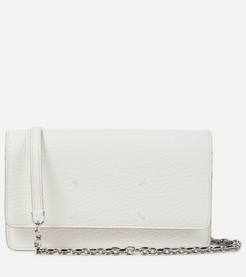 Leather wallet on chain