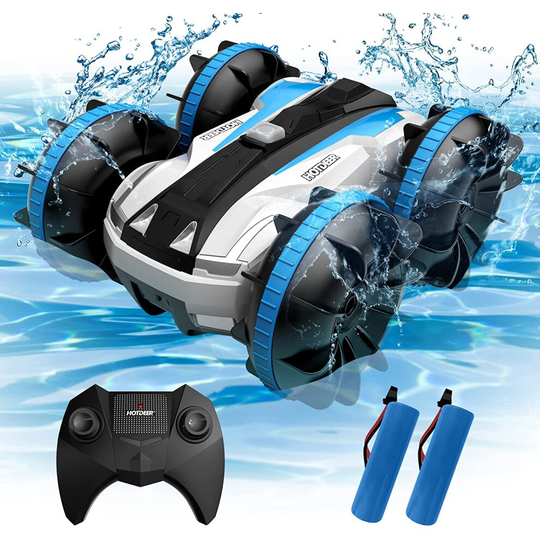 RC Car Amphibious Remote Control Car Boat Toys 2.4GHz RC Stunt Car 4WD