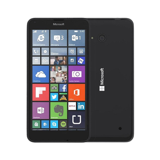 (Unlocked, Matte Black) Microsoft Lumia 640 Dual Sim | 8GB | 1GB RAM