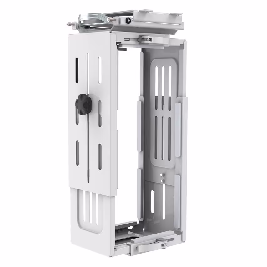 Dams Halo Large Under Desk CPU Holder - Silver