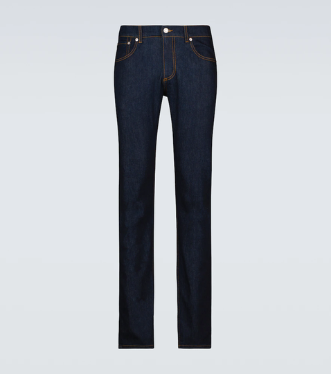 Straight-leg jeans