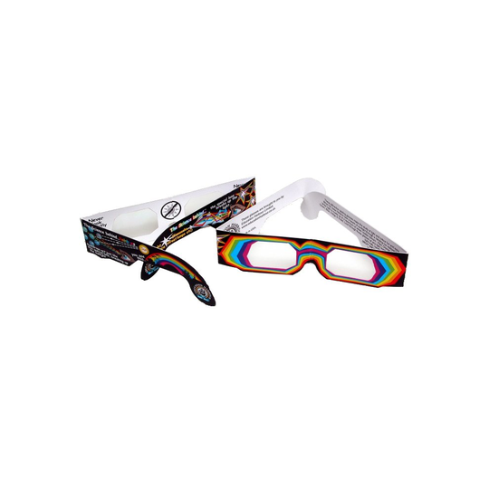 (Thirty-Three (33) Pairs Pack) Rainbow Diffraction Glasses for Children