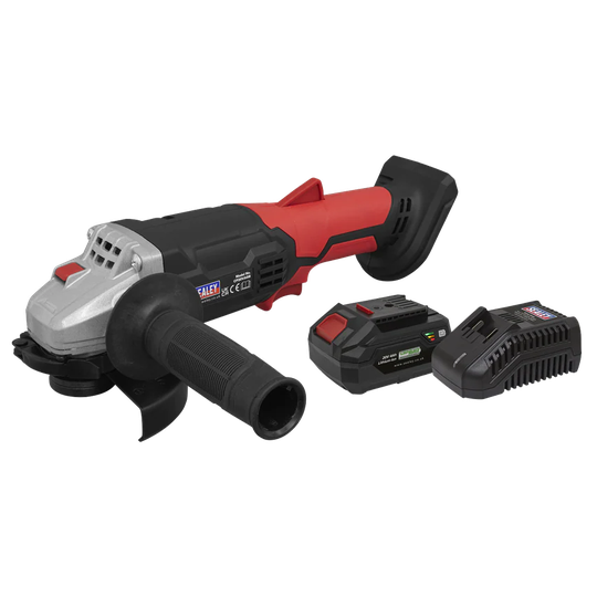 Sealey Cordless Angle Grinder Kit 115mm 20V 4AH
