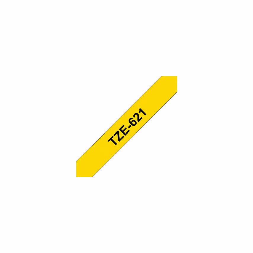 Brother TZE-621 9MM P-touch Tape Black/Yellow