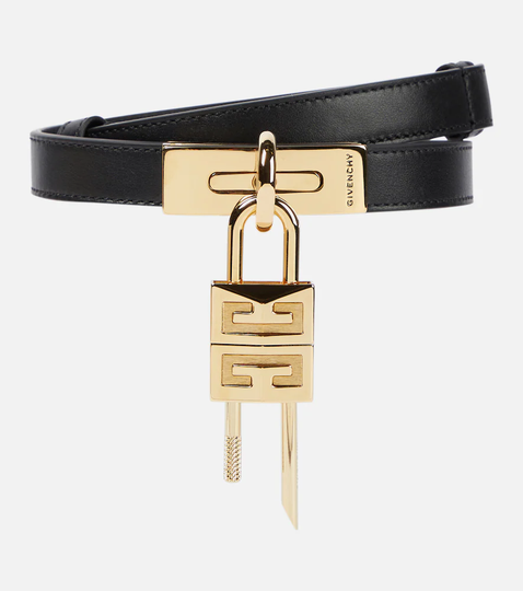 Turnlock leather belt
