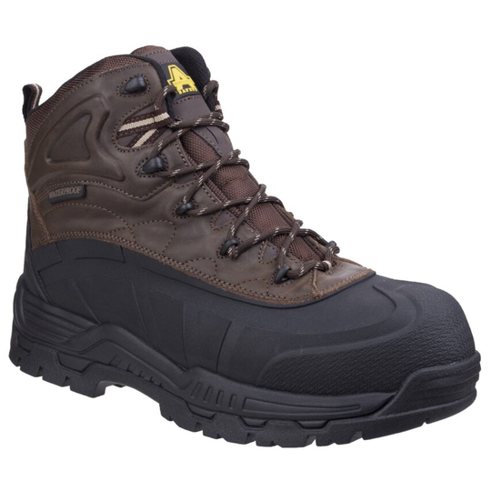 Amblers Safety FS430 Orca Safety Boots Brown Size 6.5