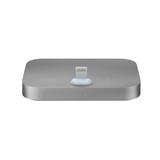 (Space Grey) Aquarius Aluminium iPhone Dock Compatible with Apple Lightning eight-pin devices
