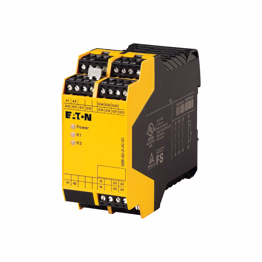 Eaton ESR5-NO-31-AC-DC Safety Relay Emergency Safety Door Monitoring