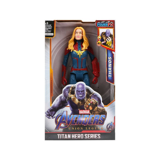 (Captain Marvel) Spiderman Thanos Thor Captain Hulk Iron Man Venom Ronin Groot Action Figure Toys