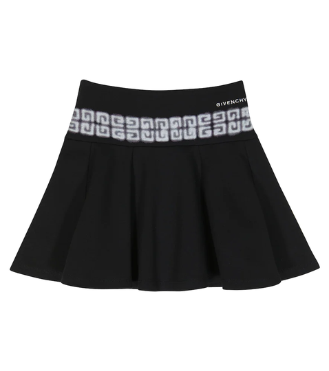 4G cotton-blend skirt