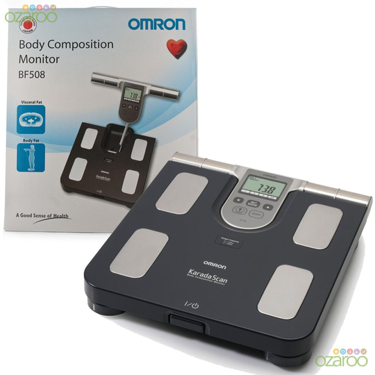 Omron Bf508 Body Composition Monitor - body omron monitor bf508 composition scale fat bathroom weighing bmi