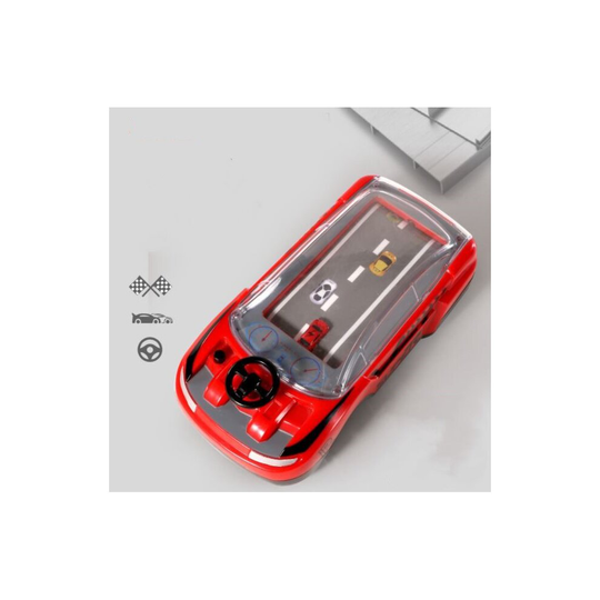 (Red) Hand Car Adventure Racing Game Machine, Thinking Training, Concentration, Puzzle, Parent-child interaction, Two-person Battle Toy, Best Gift