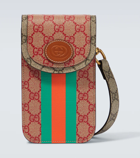 GG canvas phone pouch