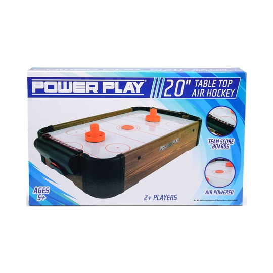 20" Table Top Air Hockey Table By PowerPlay Air Powered with Batteries