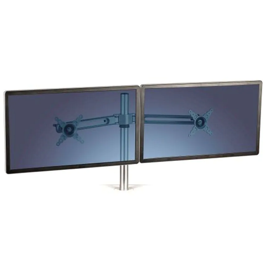 Fellowes Lotus Dual Monitor Arm Kit Silver 8042901