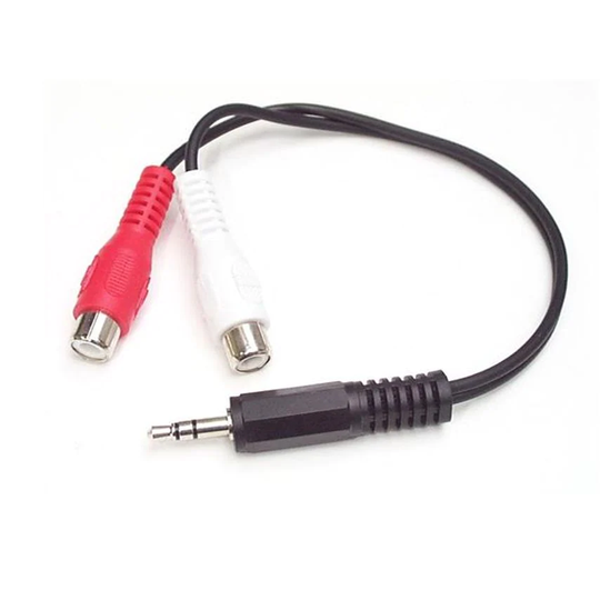 Startech StarTech 6in 3.5mm Male to 2x RCA