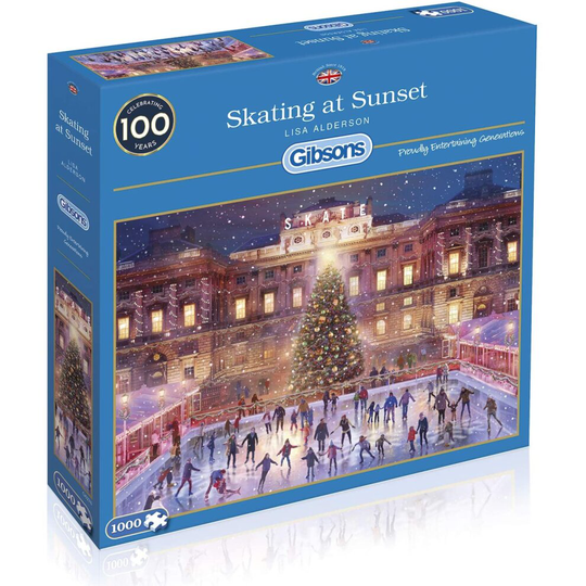 Gibsons Skating At Sunset Jigsaw Puzzle