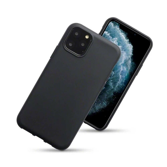 (Black) For Apple iPhone 13 Pro Case Silicone Gel Skin Phone Cover