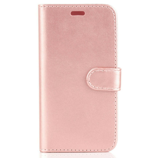 For Samsung Galaxy A5 2017 Phone Case, Cover, Wallet, Slots, PU Leather / Gel - Rose Gold