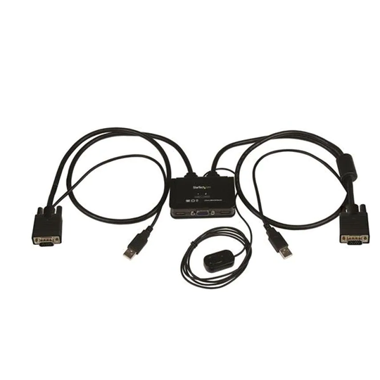 Startech 2 Port USB VGA KVM Switch- you get 4