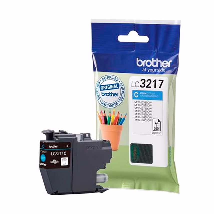 Brother Brother Cyan Ink Cartridge 9ml - LC3217C