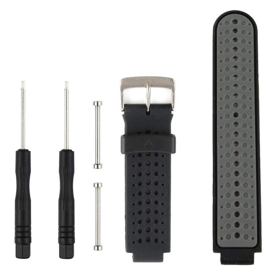 Fit-power Garmin Forerunner 235/235Lite Watch Band, Soft Silicone Replacement Watch Band for Garmin Forerunner 235/220 / 230/620 / 630/735 Smart Watch