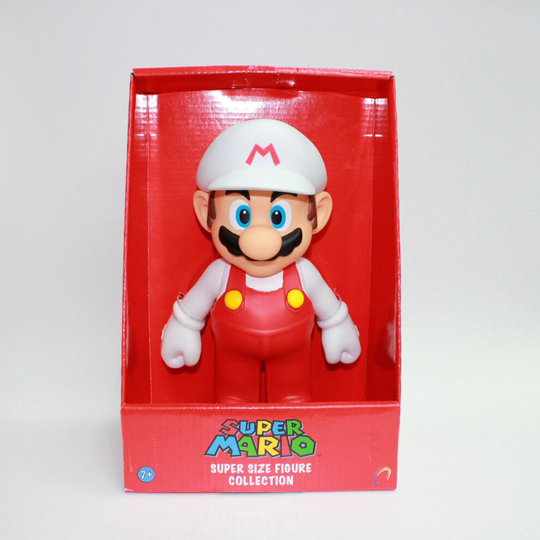 (White Mario) Super Mario Bros Action Figures Toys Big Size